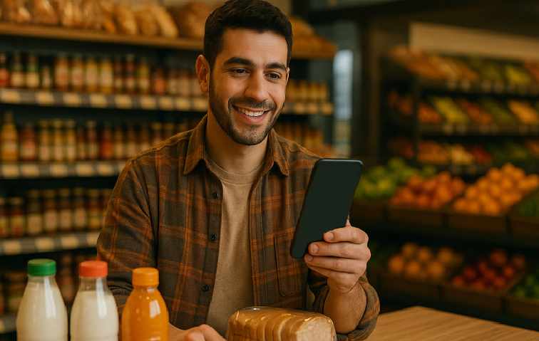 پنل اس ام اس برای سوپر مارکت 