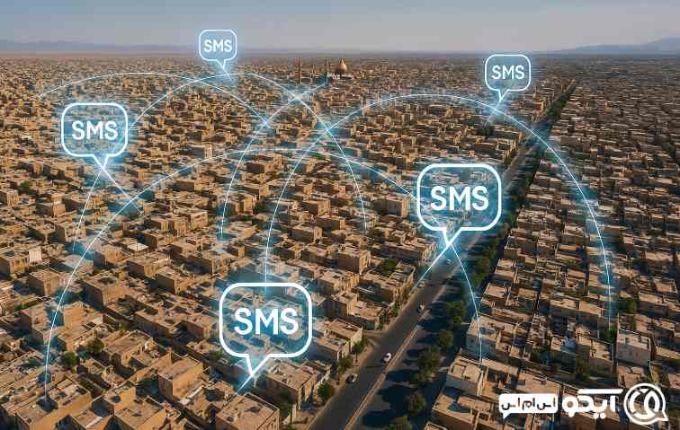 ارسال پیامک بر اساس منطقه در قم 