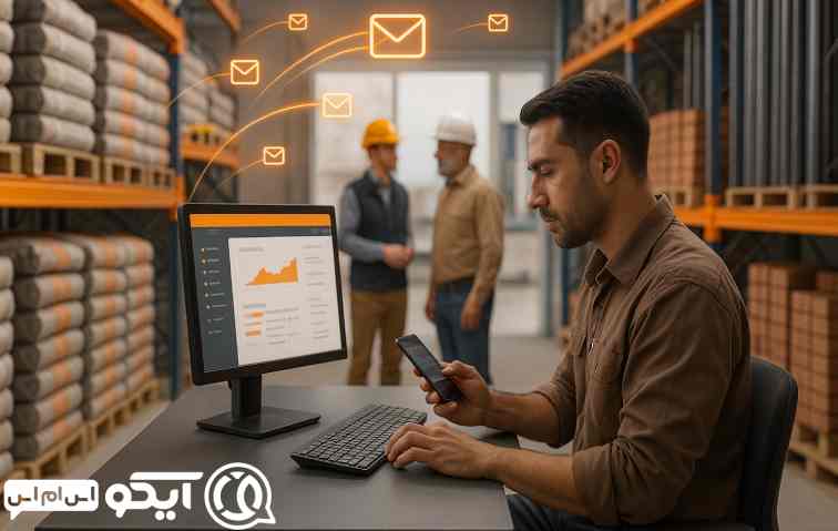 کاربردهای حیاتی سامانه پیامکی در مصالح فروشی سامانه پیامکی فروشگاه مصالح ساختمانی تنها یک ابزار اطلاع‌رسانی ساده نیست؛ بلکه یک دستیار بازاریابی و پشتیبانی قدرتمند است که می‌تواند در بخش‌های مختلف مصالح فروشی شما تحول ایجاد کند. ارتباطات مؤثر با مشتریان و اطلاع رسانی فوری با سامانه پیامکی فروشگاه های مصالح ساختمانی اعلام موجودی و قیمت روز: به محض تغییر قیمت سیمان یا موجود شدن یک محصول خاص، می‌توانید فوراً از طریق سامانه پیامکی فروشگاه های مصالح ساختمانی به مشتریان عمده و پیمانکاران اطلاع دهید. پیگیری و وضعیت سفارش: ارسال پیامک‌هایی نظیر "سفارش شما (شماره فاکتور ۱۲۳۴) جهت ارسال بارگیری شد" یا "محموله شما تا یک ساعت دیگر در محل پروژه خواهد بود." یادآوری بدهی و تسویه حساب: ارسال پیامک‌های مؤدبانه برای یادآوری تاریخ سررسید چک‌ها یا تسویه فاکتورهای باز. تبلیغات هدفمند و افزایش فروش با ارسال پیامک انبوه  سامانه پیامکی فروشگاه مصالح ساختمانی