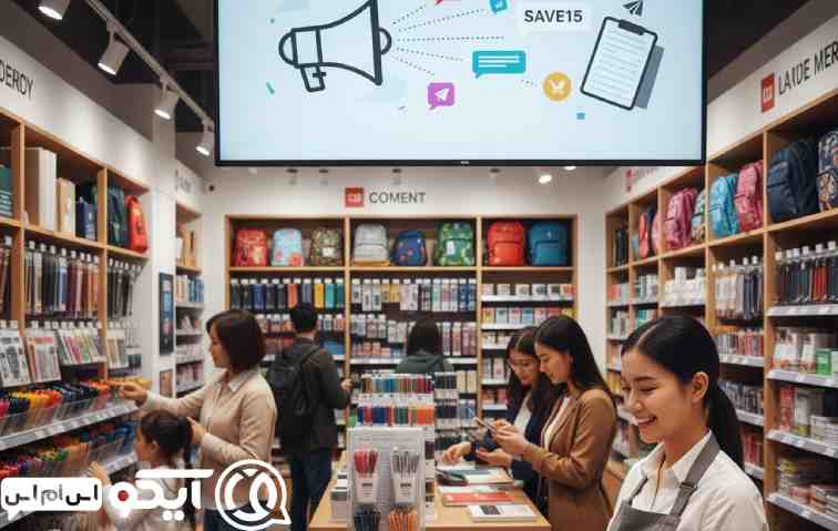 پنل پیامکی فروشگاه های لوازم التحریر