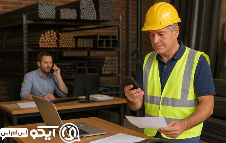 مهم ترین کاربردهای سامانه پیامکی برای آهن فروشان در کار روزانه