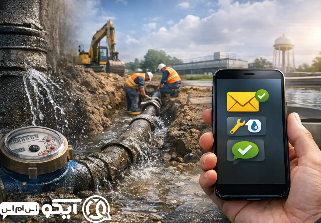 کاربردهای مهم سامانه پیامکی در شرکت آب و فاضلاب