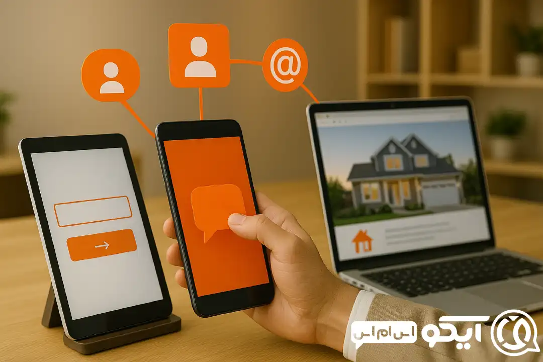 اتصال پنل اس ام اس برای مشاوران املاک