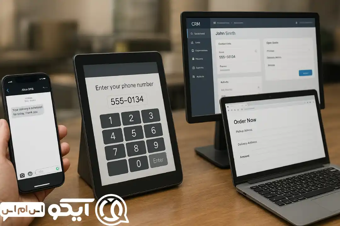 پنل پیامکی روی گوشی، دستگاه ثبت شماره،