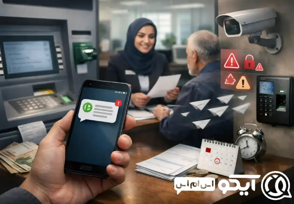 پنل پیامکی برای بانک
