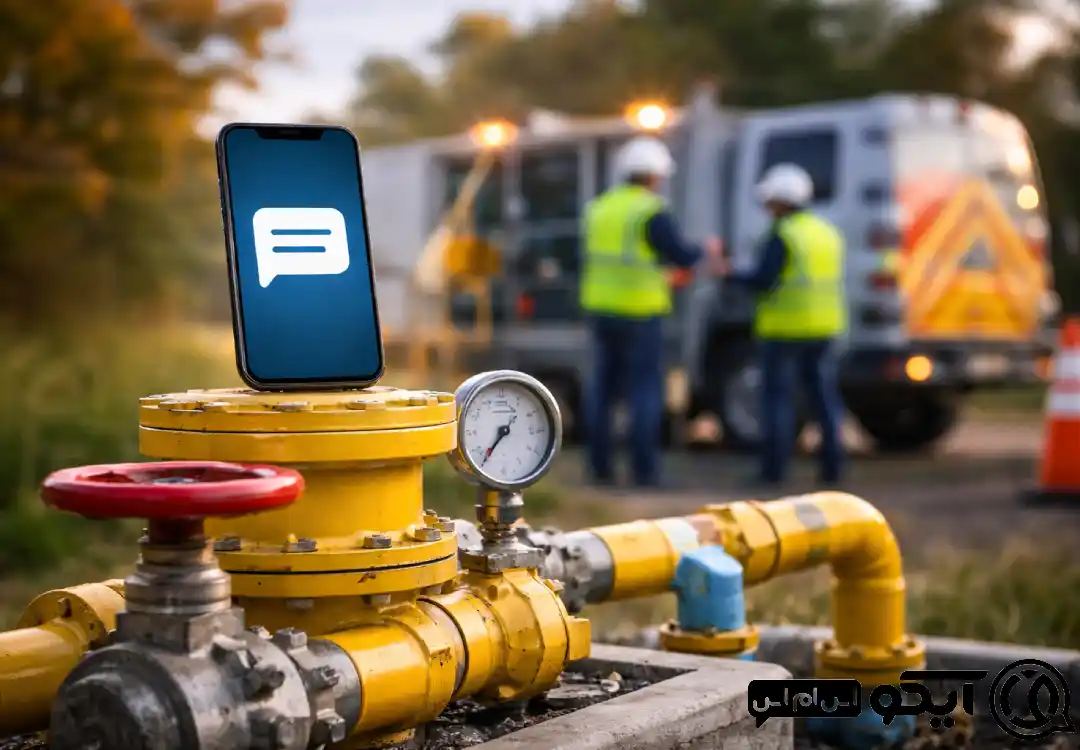 پنل پیامک برای اداره گاز