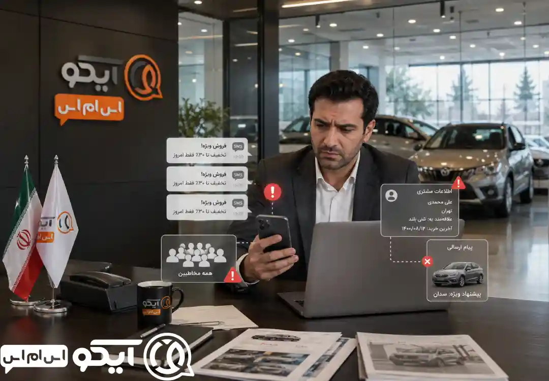 اشتباهات رایج نمایشگاه ها در ارسال پیامک